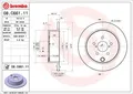 2X BREMSSCHEIBE HINTEN BREMBO 08C66111 PASSEND FÜR SUBARU