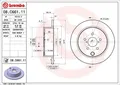 2x BREMBO Bremsscheibe Hinterachse für SUBARU
