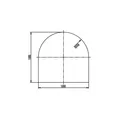 Haas+Sohn | Kamin Glasplatte, Funkenschutzplatte | Form C