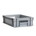 ALUTEC Kunststoffbehälter (11 Liter, 40x30x12 cm, kälte- und hitzebeständig, geschlossen, platzsparend, stapelbar, lebensmittelecht, Aufbewahrungsbox) 75038