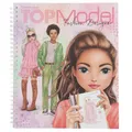 Create Your TOPModel - Malbuch mit 40 vorgedruckten Seiten
