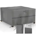 SANZARO Abdeckung Gartenmöbel Winterfest - 600D Oxford mit RipStop-Technologie, Schwerlast 320g, Reißfest & UV-Beständig, Schutzhülle für Gartentisch Sitzgruppe Balkonmöbel - 135x135x70cm