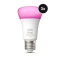 Philips Hue White and Color Ambiance E27 LED Lampe 1100 lm - 3er-Set