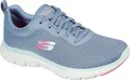Skechers Flex Appeal 4.0 - Brilliant View - Slate Textil Größe: 39.5 Normal