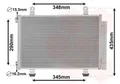 Kondensator, Klimaanlage 52005116 VAN WEZEL Für OPEL SUZUKI