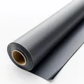 HAUSA Baufolie T200 4m x 25m (100m²) schwarz 200my extra starke Abdeckfolie/Abdeckplane wasserdichte Estrichfolie Rolle reißfeste Teichfolie Baufoil Typ 200 für Innen- & Außenbereich Schutzfolie