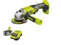 Ryobi 18V Akku-WinkelschleiferR18AG (Nachfolger CAG 180) mit 4,0 Ah Akku+Lade