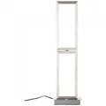 Brilliant LED Tischleuchte Tunar Alu 15W 3000K Warmweiß 3-Stufen Touch dim