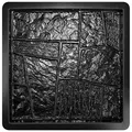 @tec Betonform Gehwegplatte Natursteinoptik 40x40x4cm aus ABS Kunststoff, Beton Gießform für Pflastersteine und Trittsteine Garten