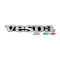 labelbike - 3D Aufkleber Motorrad Roller Emblem Logo Schriftzug in Harz kompatibel mit Vespa Piaggio - Farbe Chrom Grau