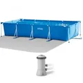 Intex Rectangular Frame 28274NP - Pool + Filterpumpe