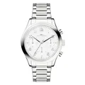 Fynch-Hatton Edelstahl Chronograph, 36 mm FHT-0009-MC Quartz Herrenuhr 5ATM NEU