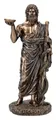 Figuren Shop GmbH Dekofigur Aesculap Figur - Gott der Medizin - Veronese - Mythologie Dekofigur