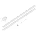 ledscom.de LED Unterbau-Leuchte SIRIS weiß matt, flach, 90cm, je 1044lm, weiß 2er Set
