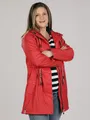 FRIESEN Friesennerz Regenjacke "Oh! Nass'is!" II Damen Regenmantel - Outdoor-Jacke Parka Wasserdicht Leichtes Jersey-Innenfutter, Verschweißte Nähte, Taillen-Kordelzug