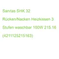 Sanitas SHK 32 Rücken/Nacken Heizkissen 3 Stufen waschbar 100W 215.16 (421112521