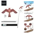 Bird Scarer Flying Kite Crops Farm Protector Bird Hawk Flying Kite mit 4 m Te...