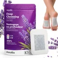 Nuubu Fußpflaster (10 Pflaster), natürliche Fußpads mit Lavendel und Holzessig