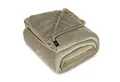 Wohndecke TEDY warme Decke für Herbst & Winter, Eurofirany, Teddy-Fleece, kuschelige Sofadecke, Sesselschoner, Extra weich