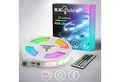 B.K.Licht LED Stripe USB LED Strip, 5 m, mit Farbwechsel, 150-flammig, Lichtleiste, mit Fernbedienung, selbstklebend