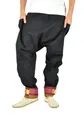 virblatt - Haremshose Herren | 100% Baumwolle | Aladinhose Herren Goa Hose Hippie Hose leichte Sommerhose Yogahose Pumphose Stoffhose - Freudentanz L-XL S