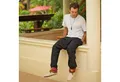 virblatt Haremshose Herren, 100 % Baumwolle, Aladinhose Herren Pumphose Goa Hose 2 Eingriffstaschen