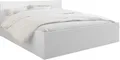 MIRJAN24 Doppelbett Tokyo 160, Bett mit Lattenrost, Bettgestell, Klassische-Bett (Farbe: Alpinweiß, Größe: 160x200 cm)