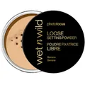 Wet n Wild Photo Focus Loose Setting Powder, Seidiges Gewichtsloses Fixierpuder zum Fixieren, Mattieren, Öl absorbieren und Backen, Weicher Fokus-Effekt, Banana, 20g