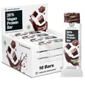natural elements Vegan Proteinriegel Brownie Flavour – Low Sugar Eiweißriegel – 10g Protein und 152kcal pro Riegel – 16x40g, ohne Palmöl – in Deutschland laborgeprüft