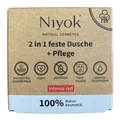 (124,88 EUR/kg) Niyok - 2in1 Feste Dusche & Pflege - 80g Intense red