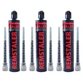 3x Remstaler VERBUNDMÖRTEL 300ml | ETA OPTION 1 für gerissenen und ungerissenen Beton | VINYLESTER STYROLFREI