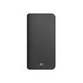 Black Rock Slim Folio Booklet für Samsung Galaxy S25, Schwarz mit Kartenfach