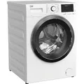 Beko WYA81643LE1 Waschmaschine/weißes LC-Display mit Startzeitvorwahl 0-24 h/Restzeitanzeige und Schleuderwahl/ 8 kg/Energieklasse C