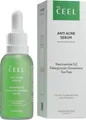 The Ceel Anti-Akne Pickel Serum 30ml – Mit Salicylsäure, Teebaumöl & Geranie – Klärt Unreinheiten, Bekämpft Pickel, Reinigt Poren, Öl-Kontrolle – Gesichtspflege für unreine Haut