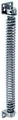 Alberts 204808 Torfeder | zum Anschrauben | galvanisch blau verzinkt | Länge 280 mm