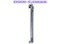 GAH ALBERTS 204808 Torfeder, zum Anschrauben, galvanisch blau verzinkt, 280 mm