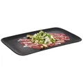 Serviertablett Speisenplatte robustes Melamin schwarz GN 1/1 325 x 530 mm