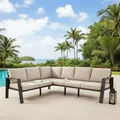 Lesli Living Dining-Eck-Lounge-Set "Estoril" 213x276 cm Speisegruppe Sitzgruppe 