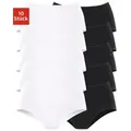 petite fleur Taillenslip (10er-Pack) aus elastischer Baumwolle schwarz 52/54