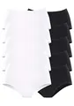 Goin Damen Slips Taillenslips von | 10 Stück (52/54, 5 x schwarz | weiß)