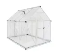 Palram - Canopia Aluminium Gewächshaus Hybrid 68 Silber 247x185x208 cm