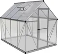 Canopia Gewächshaus Hybrid 6X8 silber 185 x 247 x 208 cm