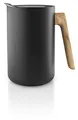 EVA SOLO | Isolierkanne 1,0l Nordic Kitchen | Zu 100% tropffreies Einschenken | Schwarz