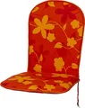 Auflage Monoblock hoch 0464 rot-orange 92x44x3,5 cm KETTtex