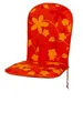 KETTtex Polsterauflage Monoblock hoch 0464 rot-orange 92x44x3,5 cm KETTtex, (1 St), mit Bindebändern