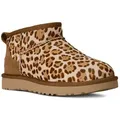 UGG CLASSIC ULTRA MINI PLAINS Schlupfboots Boots, High Top-Boots mit praktischer Anziehlasche beige 37 EU (6 US)
