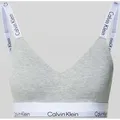 Calvin Klein Underwear Bralette mit Label-Bund in Hellgrau, Größe XL