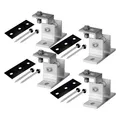 Solarpanel Halterung 4 Stück I hochwertige Solarmodul Halterung aus robustem ...