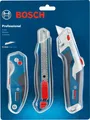 BOSCH Professional Cuttermesser-Set 1.8 cm schwarz, blau/grau 1 600 A02 7M4
