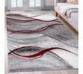 OTTO home Teppich Tritom, rechteckig, Höhe: 9 mm, mit besonders weichem Flor, Kurzflor, modernes Wellen Muster